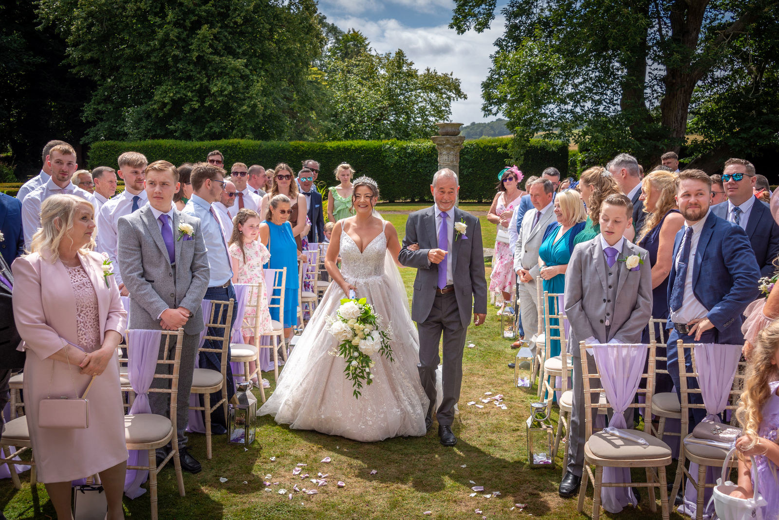 Bridal photography at Broome Park Hotel wedding venue