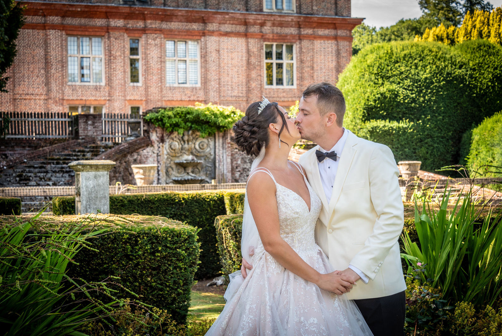 Relaxed couples photography at Broome Park Hotel wedding venue