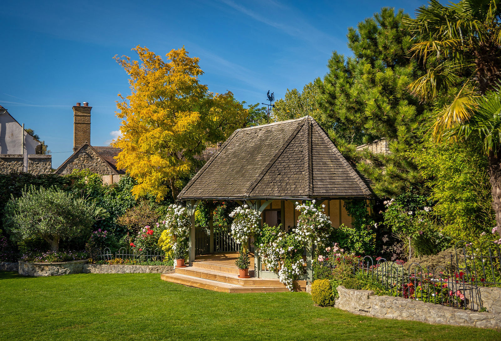 Gardens at Cooling Castle Barn Wedding Venue